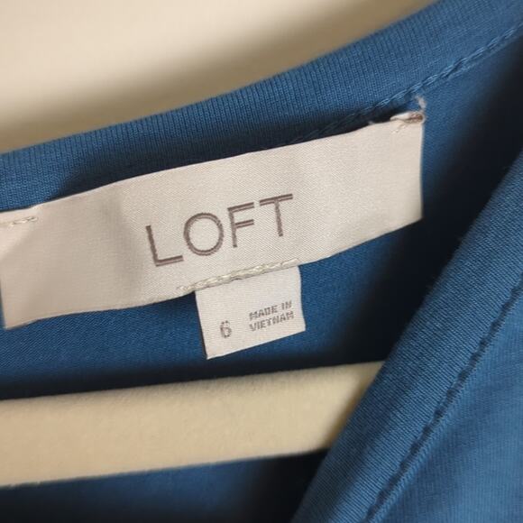 NWOT Royal Blue Long Dress Iridescent Women's Size 6 - Picture 6 of 12